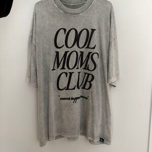 Cool moms club oversized tee